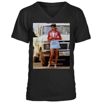 Halle Berry Men's V-Neck T-Shirt