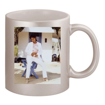 Halle Berry 11oz Metallic Silver Mug