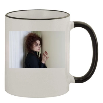 Helena Bonham Carter 11oz Colored Rim & Handle Mug