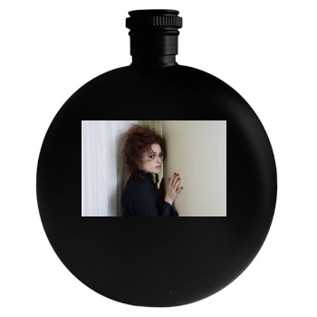 Helena Bonham Carter Round Flask