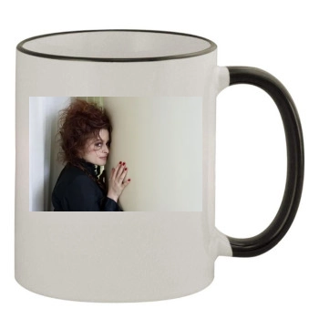 Helena Bonham Carter 11oz Colored Rim & Handle Mug