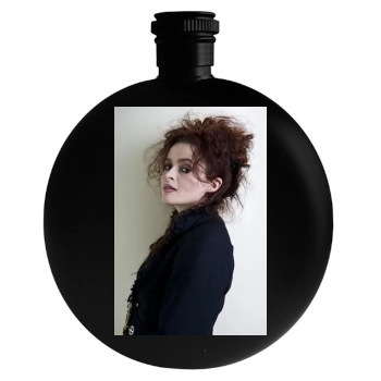 Helena Bonham Carter Round Flask