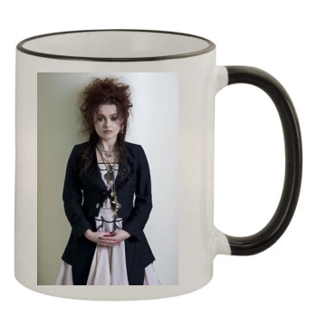 Helena Bonham Carter 11oz Colored Rim & Handle Mug