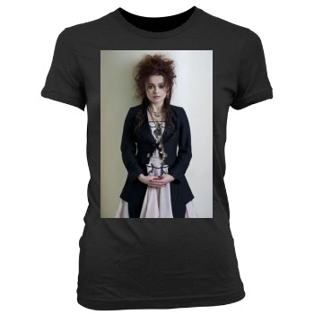 Helena Bonham Carter Women's Junior Cut Crewneck T-Shirt