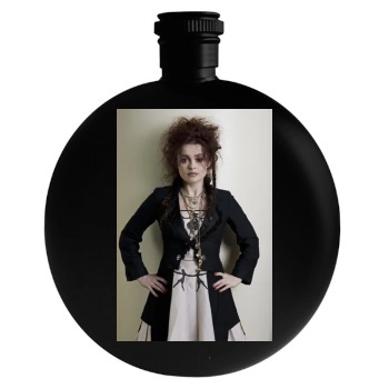 Helena Bonham Carter Round Flask