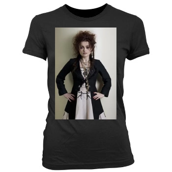 Helena Bonham Carter Women's Junior Cut Crewneck T-Shirt