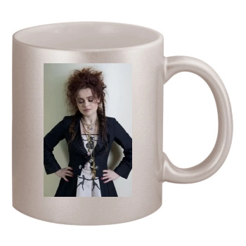 Helena Bonham Carter 11oz Metallic Silver Mug