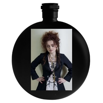 Helena Bonham Carter Round Flask