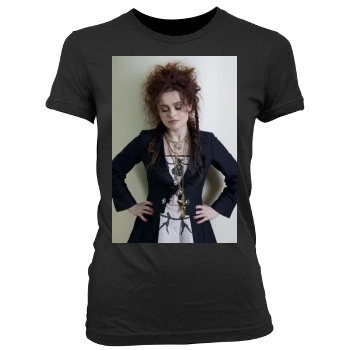 Helena Bonham Carter Women's Junior Cut Crewneck T-Shirt