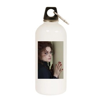 Helena Bonham Carter White Water Bottle With Carabiner