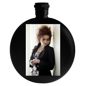 Helena Bonham Carter Round Flask