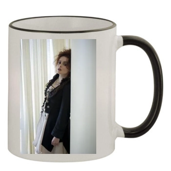 Helena Bonham Carter 11oz Colored Rim & Handle Mug