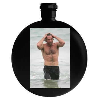 Hugh Jackman Round Flask