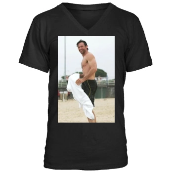 Hugh Jackman Men's V-Neck T-Shirt