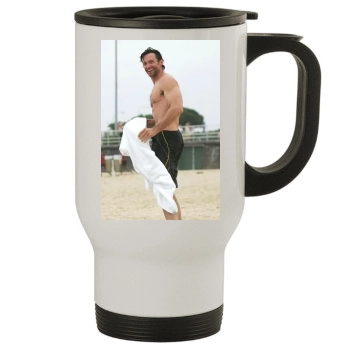 Hugh Jackman Stainless Steel Travel Mug