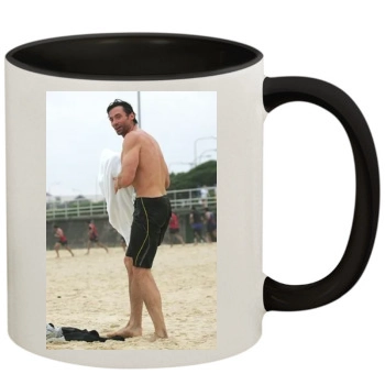 Hugh Jackman 11oz Colored Inner & Handle Mug