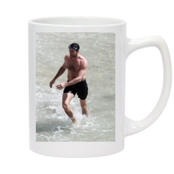 Hugh Jackman 14oz White Statesman Mug