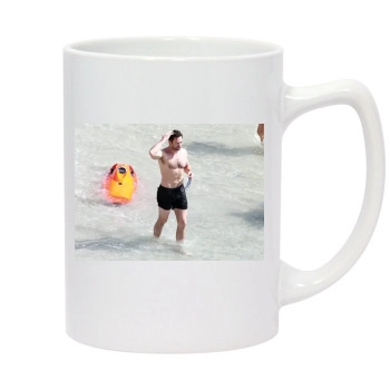 Hugh Jackman 14oz White Statesman Mug