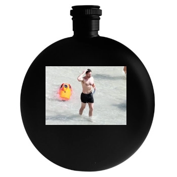 Hugh Jackman Round Flask