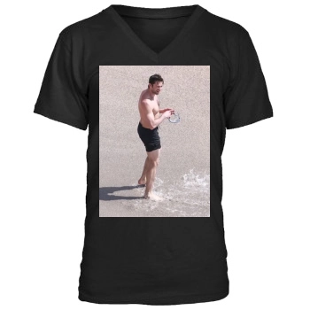 Hugh Jackman Men's V-Neck T-Shirt