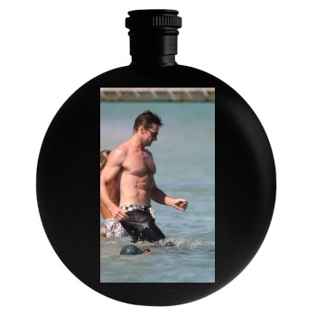 Hugh Jackman Round Flask