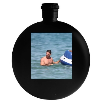 Hugh Jackman Round Flask