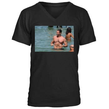 Hugh Jackman Men's V-Neck T-Shirt