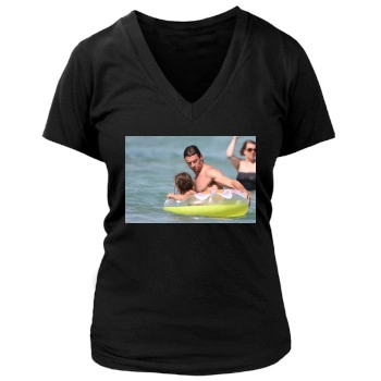 Hugh Jackman Women's Deep V-Neck TShirt