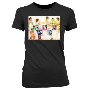 SHINee Women's Junior Cut Crewneck T-Shirt