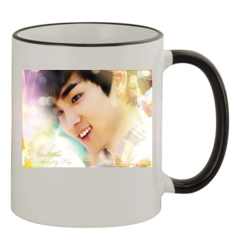 SHINee 11oz Colored Rim & Handle Mug