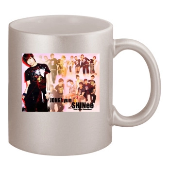 SHINee 11oz Metallic Silver Mug