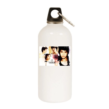 SHINee White Water Bottle With Carabiner