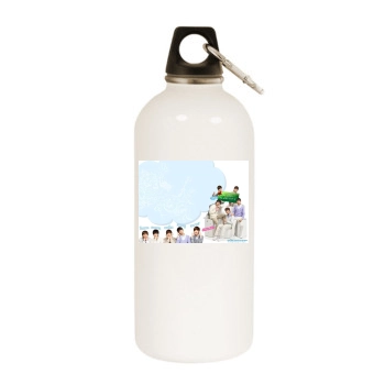 SHINee White Water Bottle With Carabiner