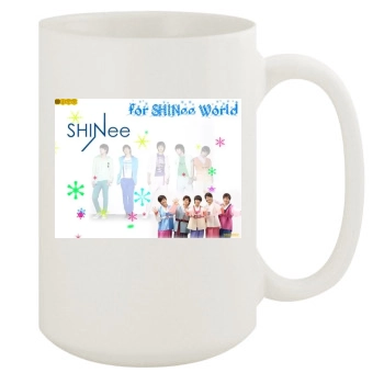 SHINee 15oz White Mug