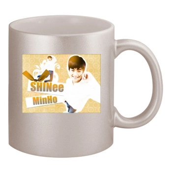 SHINee 11oz Metallic Silver Mug