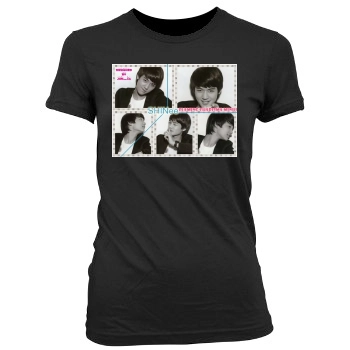 SHINee Women's Junior Cut Crewneck T-Shirt