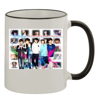 SHINee 11oz Colored Rim & Handle Mug