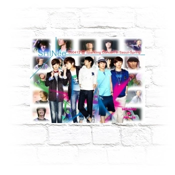 SHINee Metal Wall Art