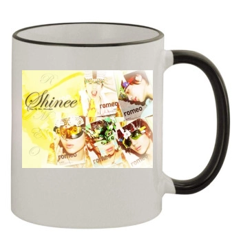 SHINee 11oz Colored Rim & Handle Mug