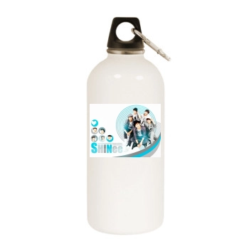 SHINee White Water Bottle With Carabiner