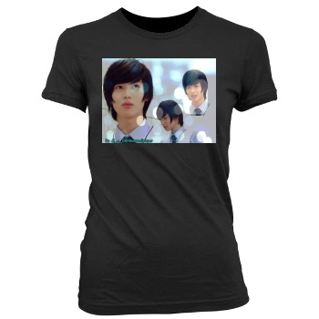 SHINee Women's Junior Cut Crewneck T-Shirt