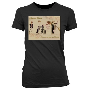 SHINee Women's Junior Cut Crewneck T-Shirt