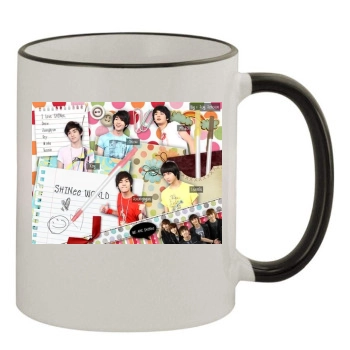 SHINee 11oz Colored Rim & Handle Mug