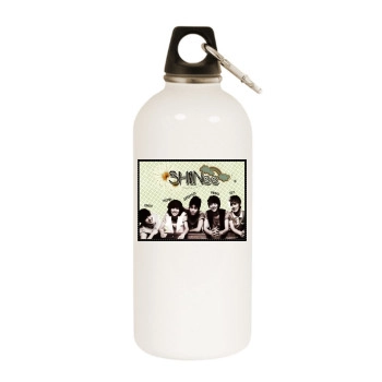 SHINee White Water Bottle With Carabiner