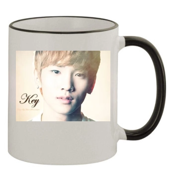 SHINee 11oz Colored Rim & Handle Mug