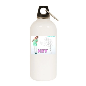 SHINee White Water Bottle With Carabiner