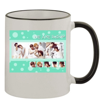 SHINee 11oz Colored Rim & Handle Mug