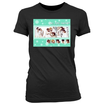 SHINee Women's Junior Cut Crewneck T-Shirt