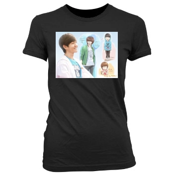 SHINee Women's Junior Cut Crewneck T-Shirt