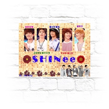 SHINee Metal Wall Art